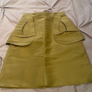 Skirt is size 4 and sweater is 5. Skirt original price was 532 and sweater 326.